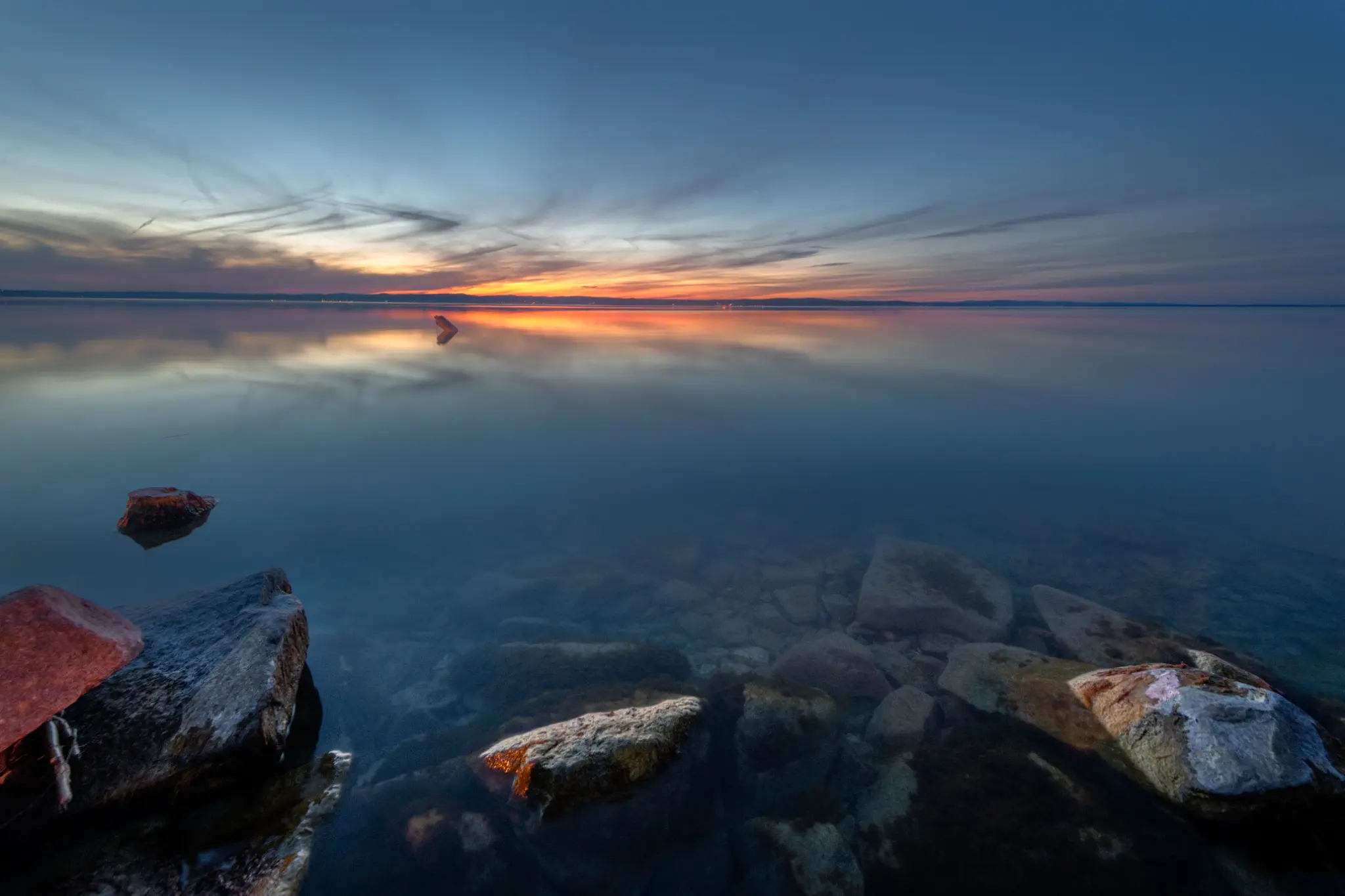 Balaton napnyugta Siófoknál – siófoki szállás a tóparton